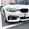 BMW F32 F33 F36 M Sport (2014-2020) Gloss Black 2 x Front Bumper Air Vent Trim