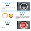 Dodge Charger Challenger Durango Red Engine Push Start Button Sticker Kit