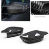 BMW M3 G80 M4 G82 Carbon Fiber Black Side Mirror Cover Caps (2021-2025)