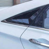 Hyundai Sonata Carbon Fiber Window Louver Shutter Cover Trim (2011–2014)