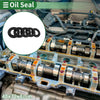 Oil Seal 40x72x8mm Rotary Shaft Seal NBR Rubber High Pressure Black