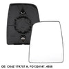 Ford Transit Left Driver Side Mirror Glass with Backing Plate (2015-2020)