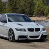 BMW E90 E91 M-Tech (2005-2008) Black Front Lip Splitter