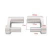 BMW R1250RT Chrome Handlebar Riser Clamp Kit (2014-2023)