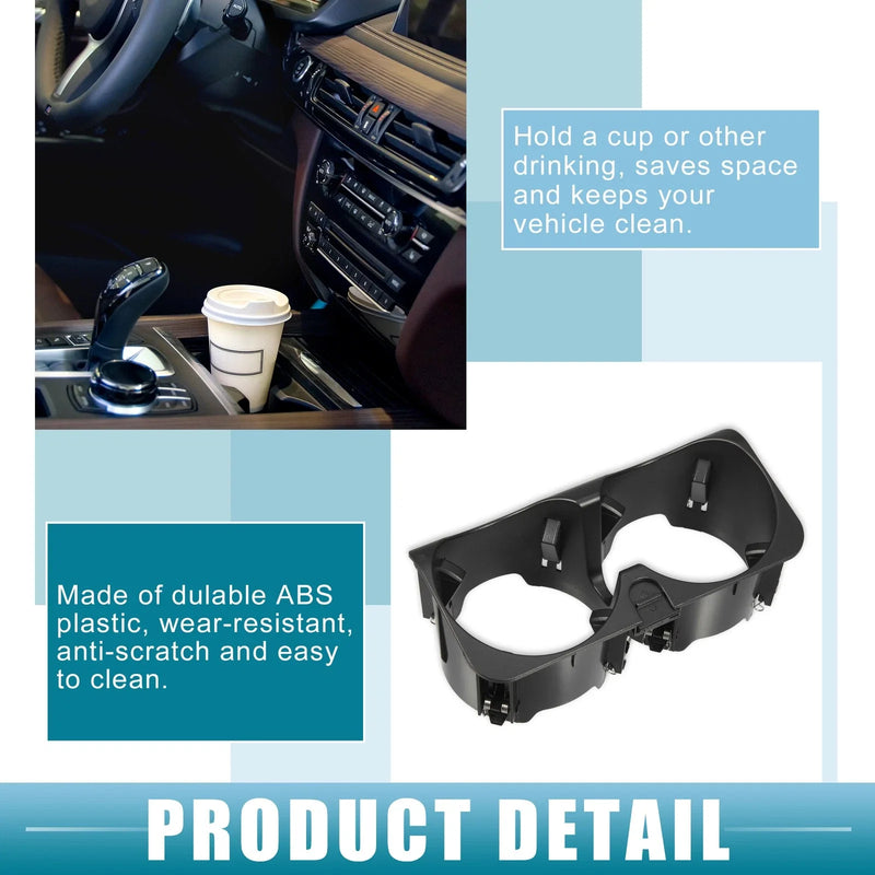 Mercedes-Benz W221 2009-2012 Black Car Rear Cup Holder Insert