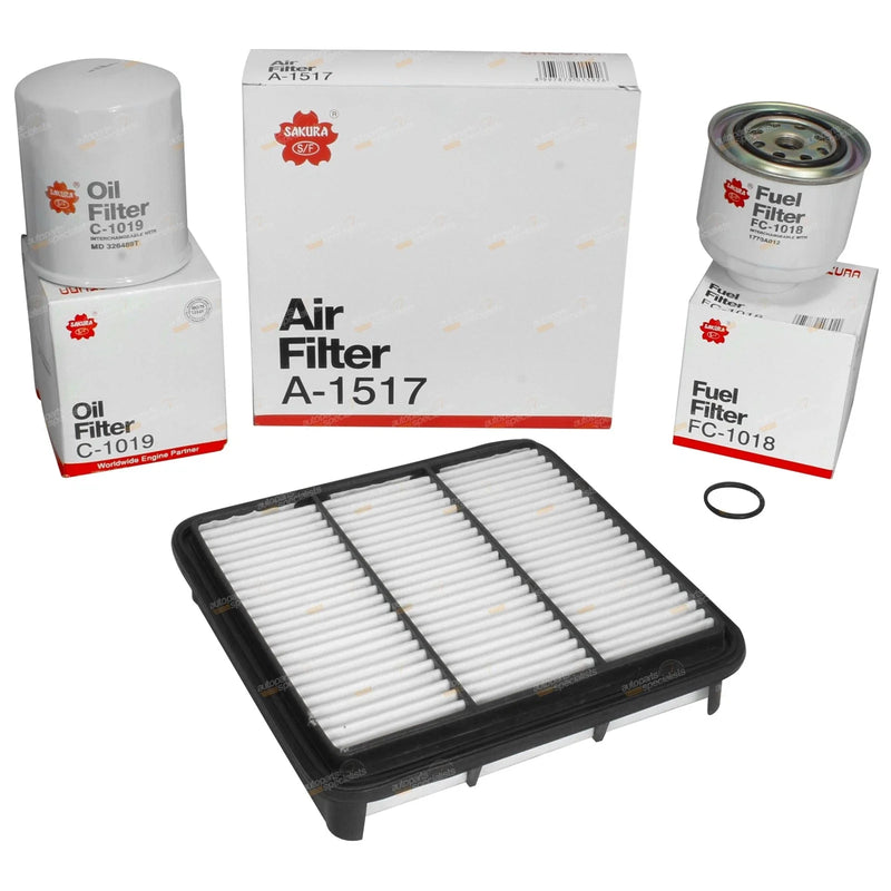 Challenger Oil Air Fuel Filter Service Kit 2.5L (2009-2015)