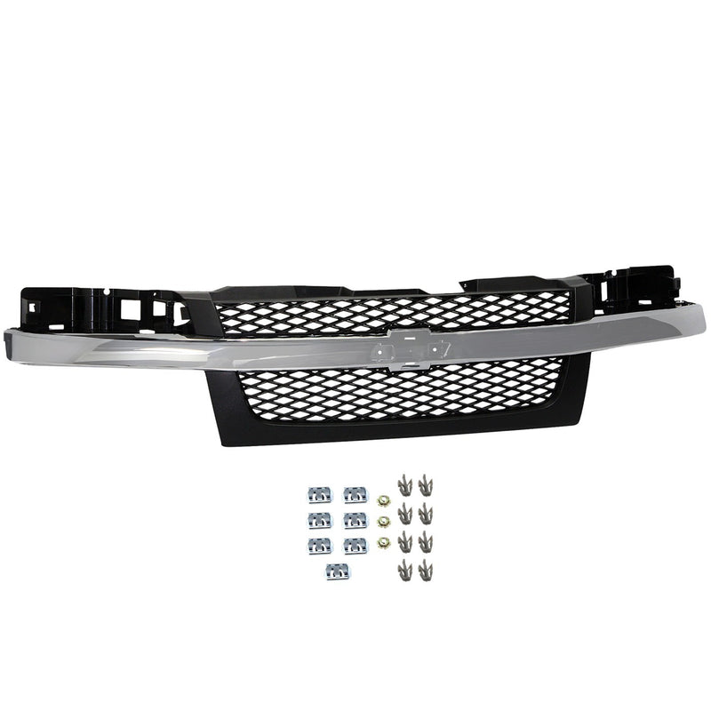 Grille Assembly Textured Dark Gray 2 Piece Design For
