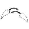 Harley Cruiser Chopper Custom Black Rearview Side Mirrors