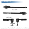 GMC Sierra 2500HD 4x Front Inner/Outer Tie Rod End Link (2011 - 2019)
