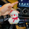 Gift Decorations Keyring Plush Christmas Keychain