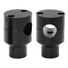 Harley Sportster 1" Black Motorcycle Handlebar Riser Mount Clamp