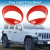 Jeep Wrangler Car Front Left & Right Headlight Trim Bezels (2007-2018)