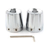Harley Dyna, Fatboy, Electra, Street Glide, Road King CNC Front Axle Nut Covers