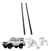 Toyota Land Cruiser LJ72 HDJ78 RJ73 FR Door Glass Inner Weatherstrip
