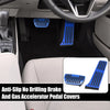 Toyota Blue Anti Slip Brake and Gas Accelerator Covers Foot Pedal Pad