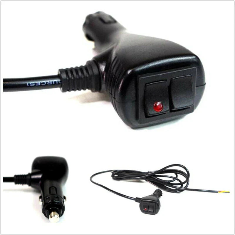 Car 10ft Off-Road Cigarette Lighter Socket Plug Connector