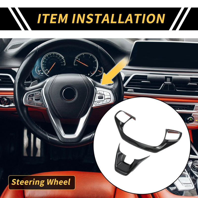 Ford Maverick Carbon Fiber Steering Wheel Cover Trim (2022-2024)