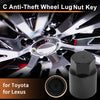 Toyota and Lexus Locking Nut Key Socket Removal Tool C Wheel Lock Lug Nut
