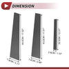 Nissan Sentra (2007-2012) Carbon Fiber Black 6pcs Door Pillar Window Trim
