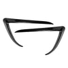 Tesla Model X Carbon Fiber Front Fog Light Eyebrow Cover Trim (15-20)