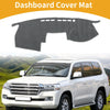 Toyota MARK X Dash Cover Mat Carpet Gray Dashboard Cover 1 Pc (2004-2009)