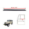2x Weatherstrip Door Belt Outer Rubber Fits Toyota Land Cruiser FJ40 1969-80 DE