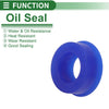 Oil Seal TPU Rotary Shaft Seal 10x18x8mm High Pressure Blue 10 x