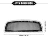 Dodge Ram Chrome Gloss Black Front Grille Assembly Rivet