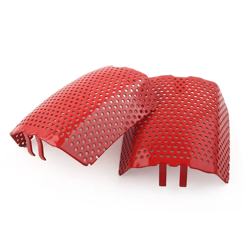 Harley V-Rod, Touring Red Steel Front Caliper Screen Inserts (2006-2019)