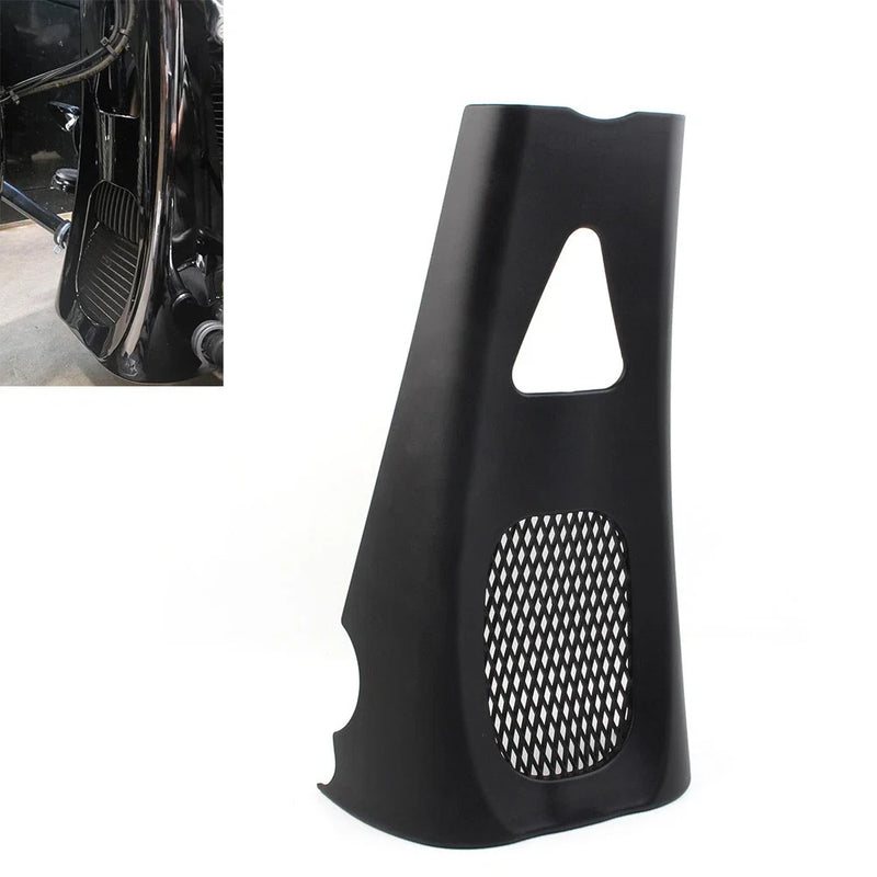 Harley Touring Road (2017-2023) Matte Black Stretched Chin Spoiler Scoop