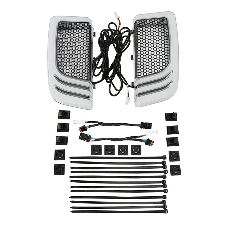 Harley Street Road Glide LED Turn Signals & Lower Grilles (2014-2023)