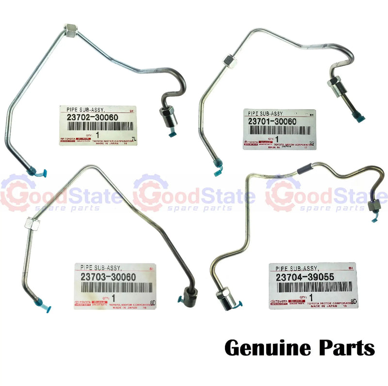 Toyota Hilux KUN16 1KD 3.0 Diesel Fuel Injector Line Pipe