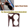Mercedes-Benz GLK Agate Wood Grain Cup Holder Panel Cover (2013–2015)
