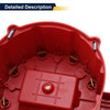 Chevy Ford Distributor Cap Red Metal