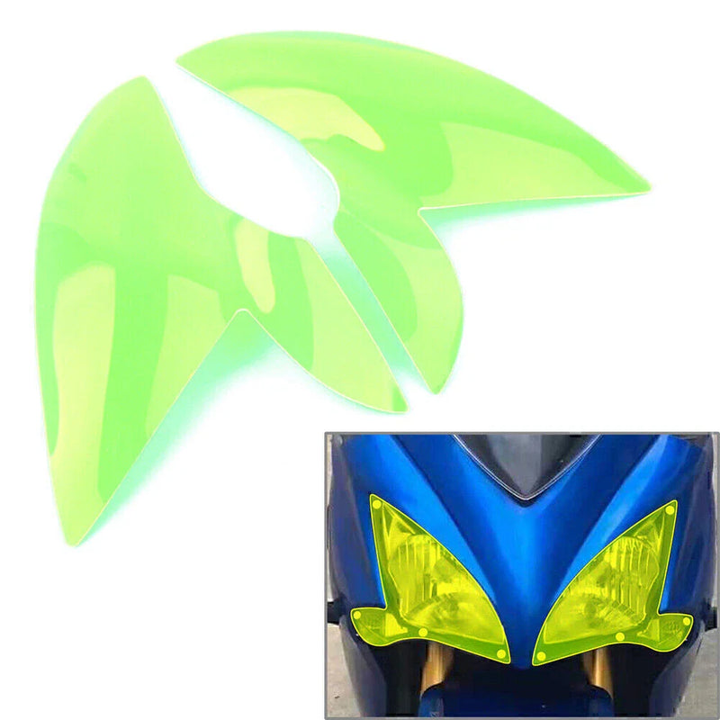Suzuki GSX-S1000F Headlight Guard Shield Green Lens Cover (2015-2021)