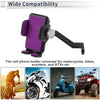 Rearview Mirror Purple Motorcycle Phone Mount 4.7-7.2in