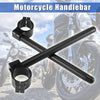 Motorcycle Black 1 Pair 46mm Handlebar Clip Ons
