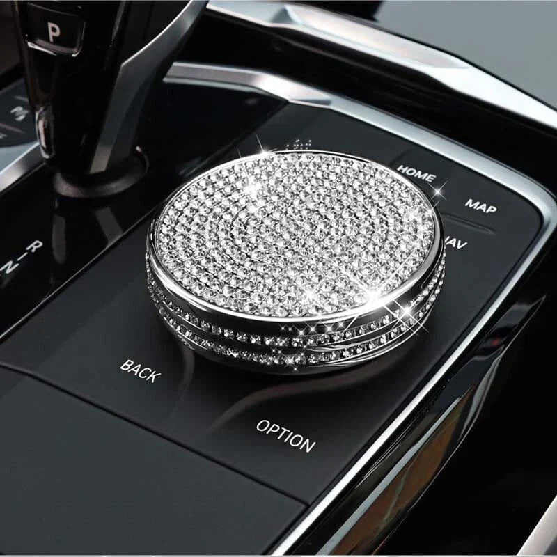 BMW 3 Serie G20 2019-2022 Crystal iDrive Multimedia Console Button Cover Cap