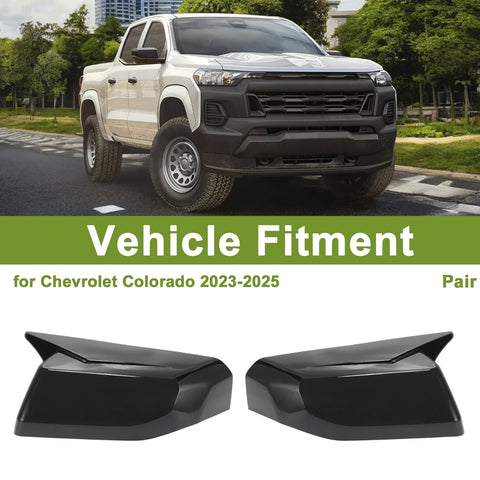 Chevrolet Colorado 1 Pair Mirror Cover Cap Gloss Black (2023 - 2025)