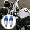 Honda Yamaha 2 x M5x0.8 Motorcycle Screw Fork Air Bleeder Valve Blue