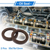 Oil Seal 55x78x12mm Brown FKM Rotary Shaft Seal 2 x Pcs