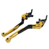 Suzuki GSXR750 600 750 KATANA V-STROM Gold Extendable Brake Clutch Levers