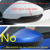 Honda Civic 2 x Bright Black Side Mirrors Trim Cover Decor (2022–2024)