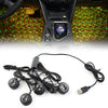 Car Interior Lighting Colorful USB Ambient Foot Lamp