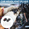 Buick & Chevy 8 Pin Car Headlight Plugs 1Set Aluminum Alloy Black Beige
