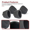 Yamaha Badger 80 YFM80 1985-1988 4Pcs Front & Rear Wheel Cap
