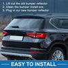 Kia Forte EX, LX 1.8L L4 Rear Right Bumper Reflector (2014-2016)
