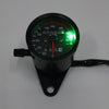 Motorcycle Universal Mini Speedometer Odometer Gauge w/ Indicator Light (12V)