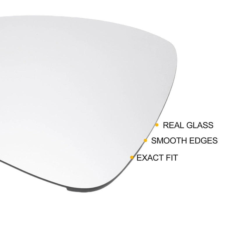 Porsche Panamera Left Side Heated White Mirror Glass (2009-2015)