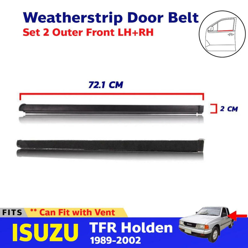 Weatherstrip Door Belt Seal Front Out Fits Isuzu TFR Vent Holden Rodeo 89-96 D11